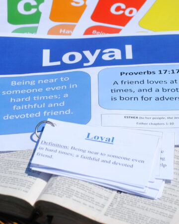 Character posters and character cards