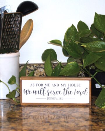 We will serve the Lord