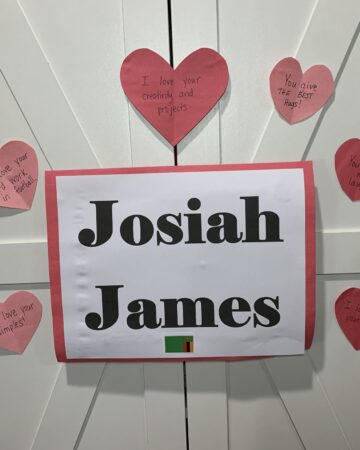 valentines door display