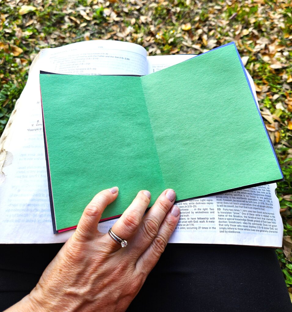 God wants us to grow (like a plant grows green) in our knowledge of Him and the Bible, in our obedience, and our faith.  