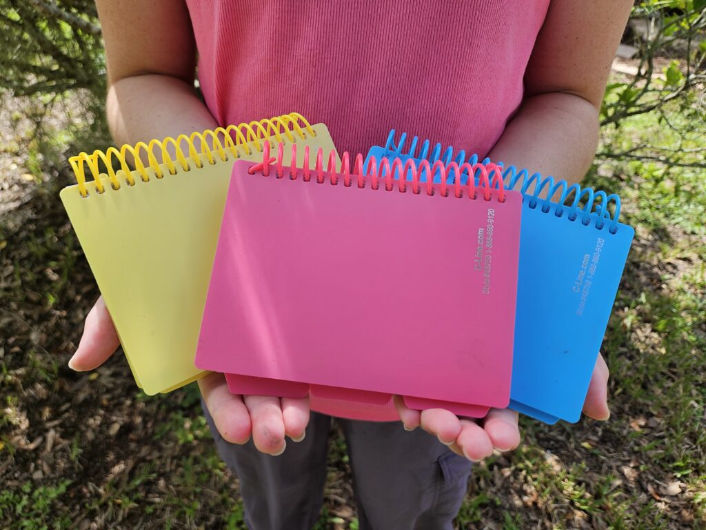 Bible verse notebooks